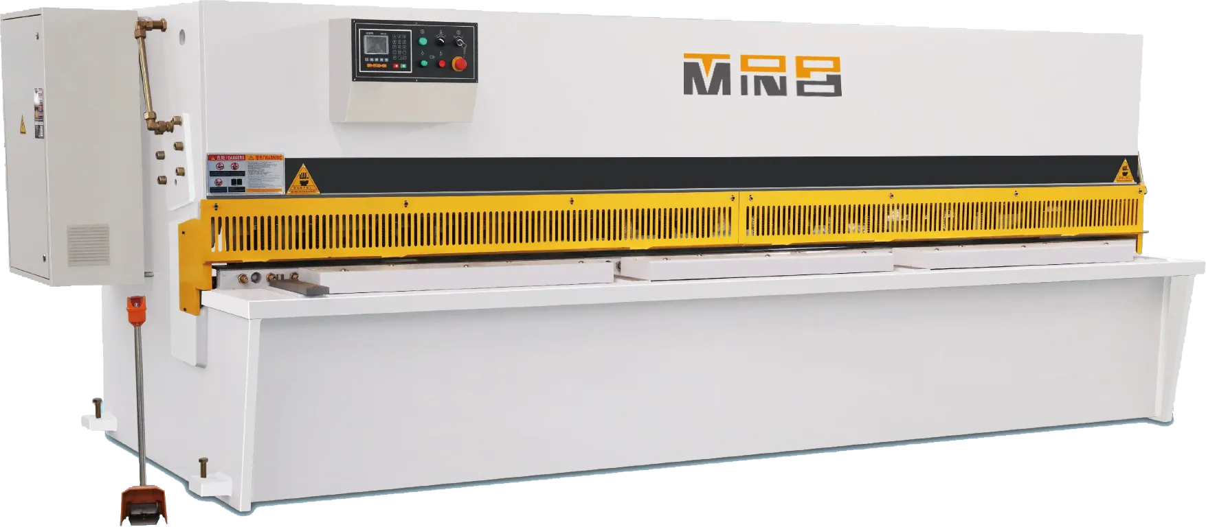 QC12K series hydraulic swing CNC shearing machine