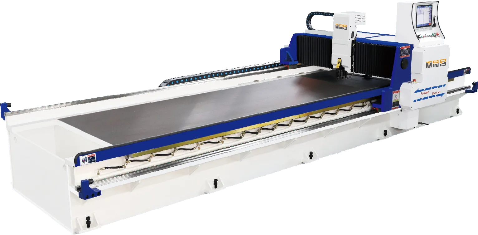 Longmen type grooving machine