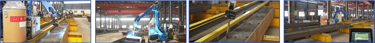 Ground rail intelligent welding workstation