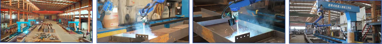 Cantilever robot intelligent welding workstation (7-axis)