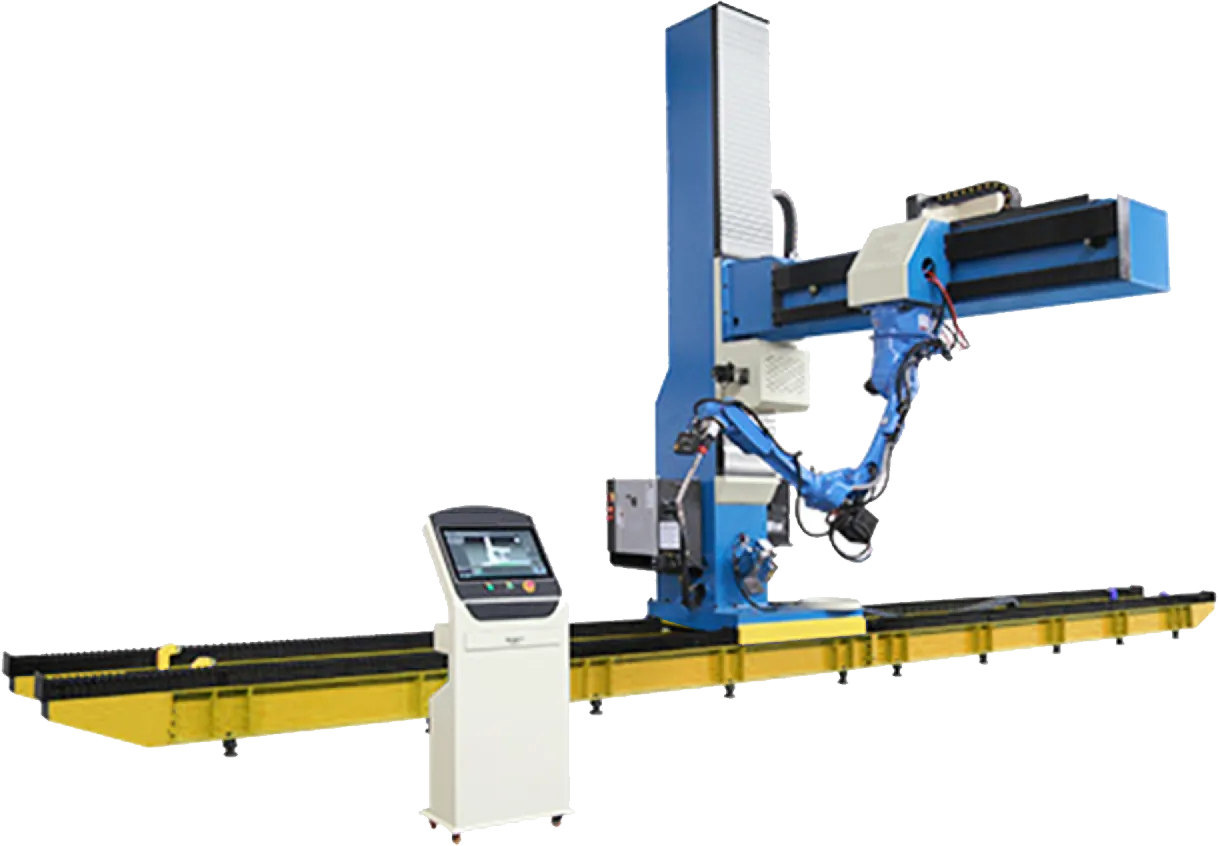 Cantilever robot intelligent welding workstation (9-axis)